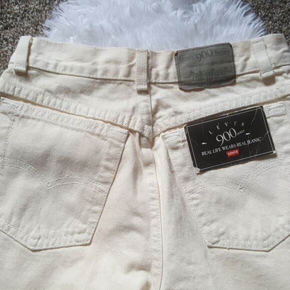 Levi's Jeans Vintage 900 Series USA Hi Rise Mom Y2K Tapered Sz 8 Fits Like Sz 0 - Picture 4 of 10